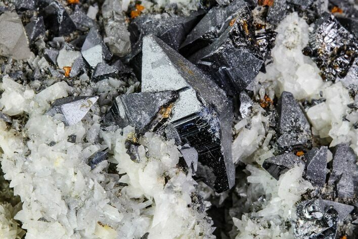 Anatase (Titanium) Crystals On Adularia - Norway #111424